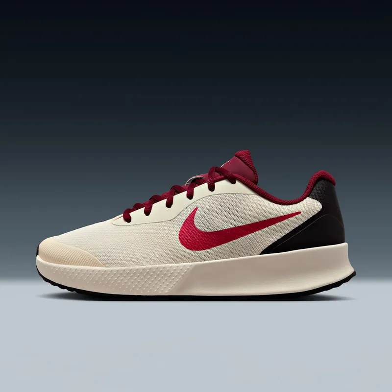 Nike Court Vapor Lite 3 HC Pale Ivory Sail Team Red Rush Pink | FZ2156-104