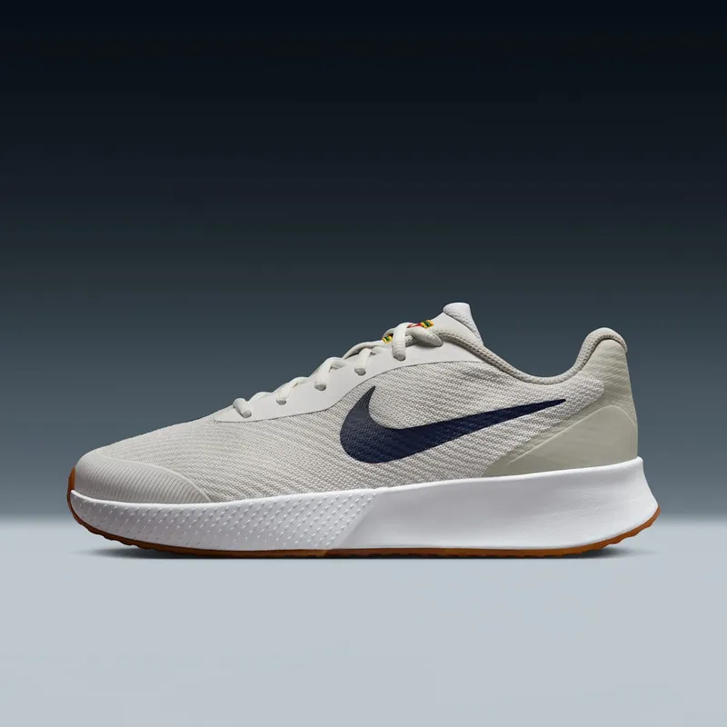 Nike Court Vapor Lite 3 HC Summit White Light Bone Gum Medium Brown Binary Blue | FZ2156-100