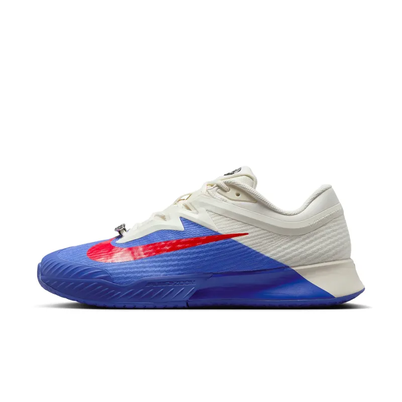 Nike Court Air Zoom Vapor Pro 3 Premium HC Deep Night Light Crimson “Deep Night / Pale Ivory / Metallic Silver” | HJ6774-500