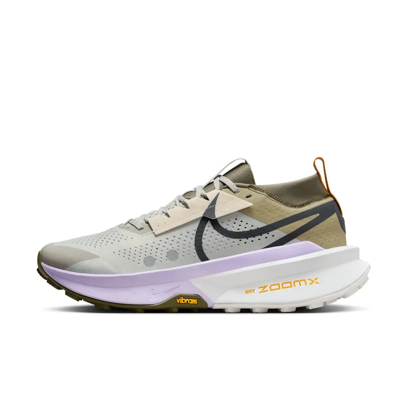 Nike ZoomX Zegama 2 Light Iron Ore Vapor Green Lilac Bloom Anthracite | FD5190-003