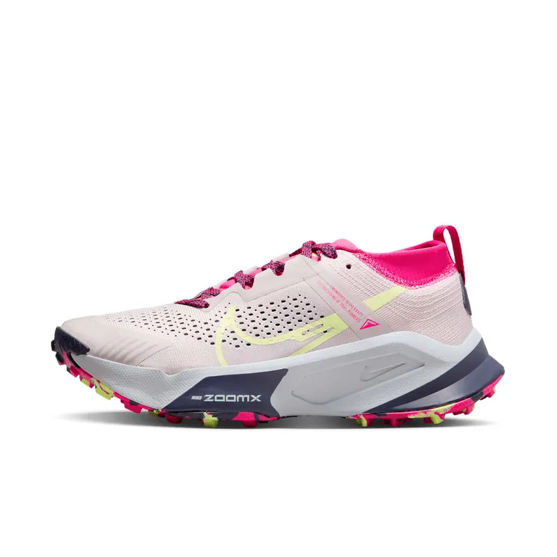 Nike ZoomX Zegama Platinum Violet Fireberry Purple Ink Luminous Green | DH0625-002