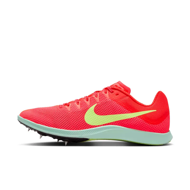 Nike Zoom Rival Distance Bright Crimson Barely Volt Lime Blast Washed Coral | FZ9653-600