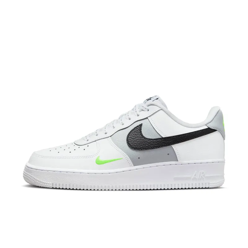 Nike Air Force 1 Low ’07 White Volt Wolf Grey “White / Black / Volt” | FQ2204-100