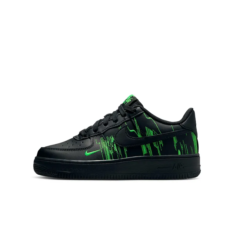Nike Air Force 1 Low LV8 4 Matrix “Black / Green Strike / Vivid Purple” | HV4763-001