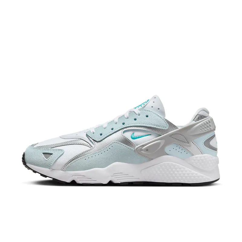 Nike Air Huarache Runner White Dusty Cactus “White / Metallic Silver / Glacier Blue” | DZ3306-103