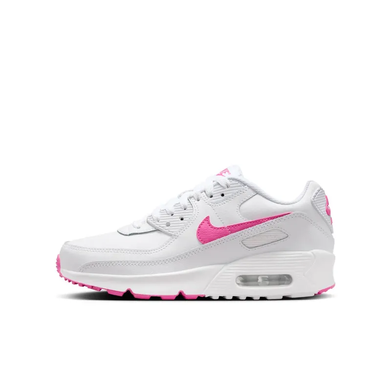 Nike Air Max 90 White Laser Fuchsia | HF6358-101