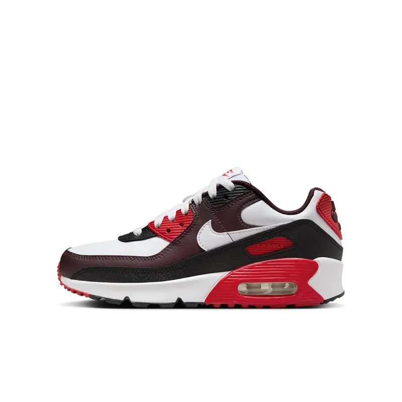 Nike Air Max 90 Burgundy Crush Black University Red White | HF6358-600