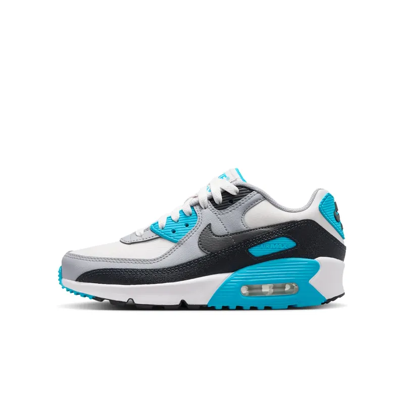 Nike Air Max 90 LTR Platinum Tint Blue Lightning “Platinum Tint / Blue Lightning / Wolf Grey” | CD6864-034