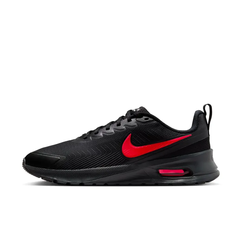 Nike Air Max Nuaxis Black University Red “Black / Black / Black” | FD4329-010