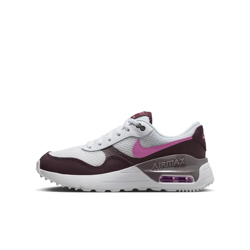 Nike Air Max SYSTM White Burgundy Crush Violet Ore Playful Pink | DQ0284-116