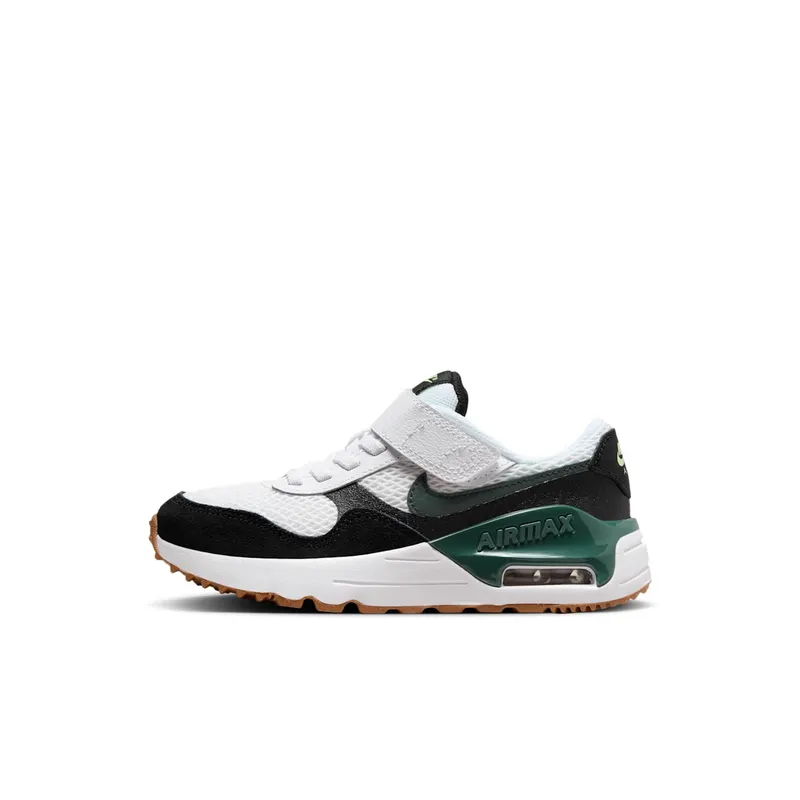 Nike Air Max SYSTM White Black Barely Volt Vintage Green | DQ0285-115