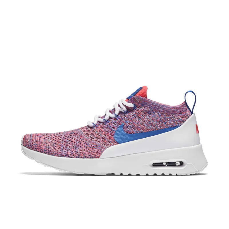 Nike Air Max Thea Ultra Flyknit Racer Pink Multicolor “White / Medium Blue / Racer Pink” | 881175-100