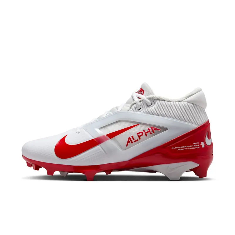 Nike Alpha Menace 4 Pro White University Red “White / University Red / Photon Dust” | FD7037-102