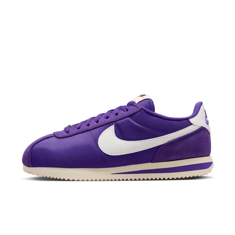Nike Cortez Textile Field Purple Alabaster Safety Orange Summit White | DZ2795-500