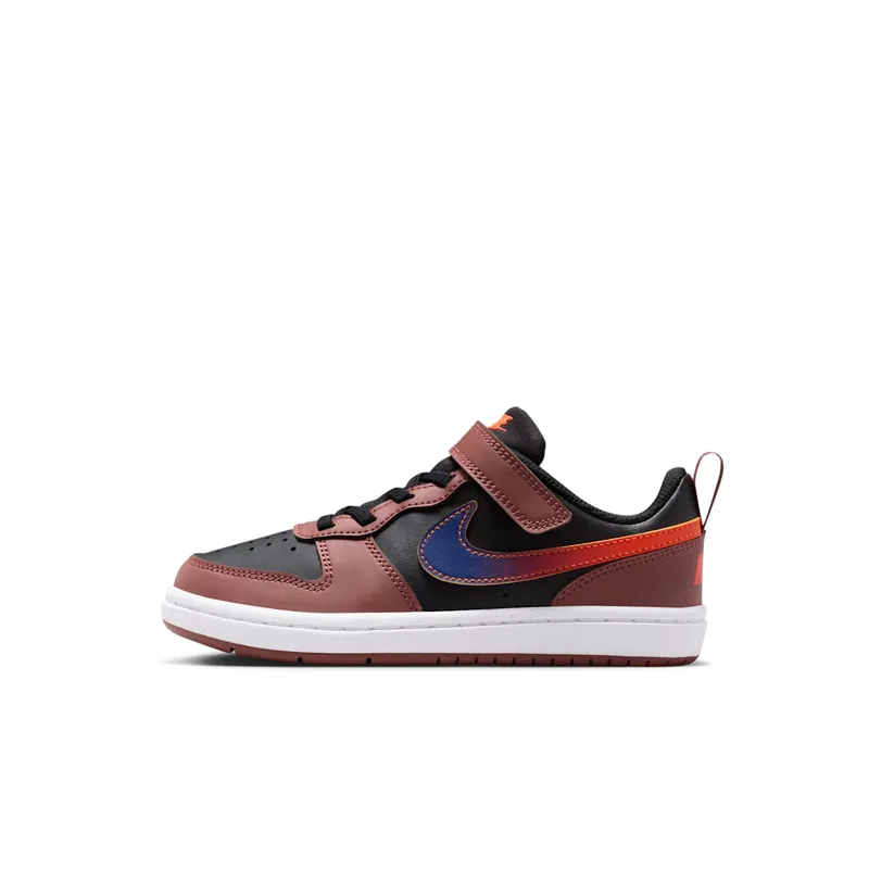 Nike Court Borough Low Recraft Black Red Sepia Orange Deep Night “Black / Red Sepia / Team Orange” | IO6966-002