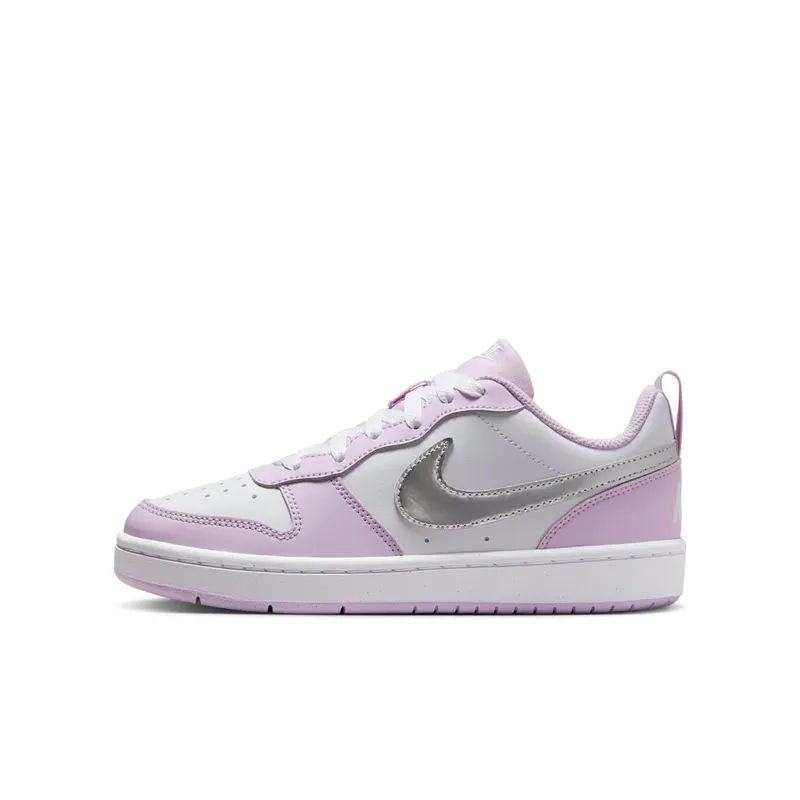 Nike Court Borough Low Recraft SE Doll White Metallic Silver | IH0407-530