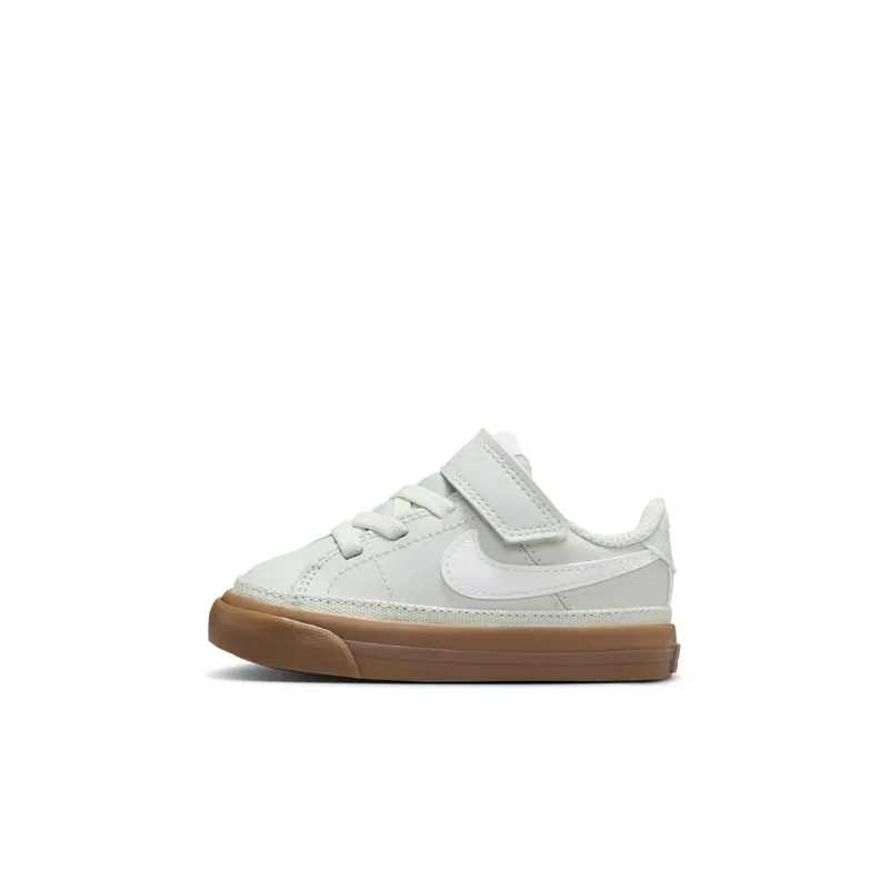 Nike Court Legacy Light Silver Gum Dark Brown White | DA5382-006
