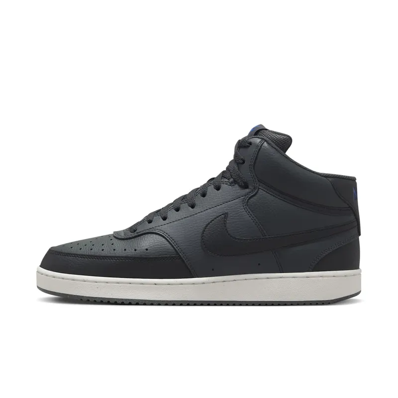 Nike Court Vision Mid Next Nature Dark Smoke Grey Off Noir Racer Blue Black | DN3577-005