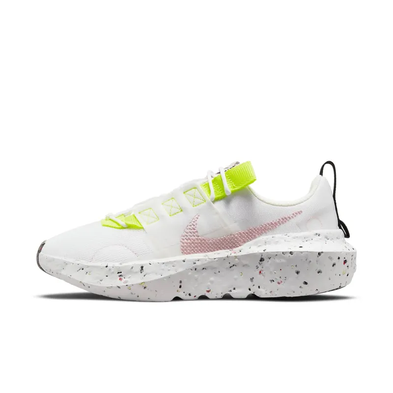 Nike Crater Impact White Pink Glaze “White / Volt / Summit White” | CW2386-102
