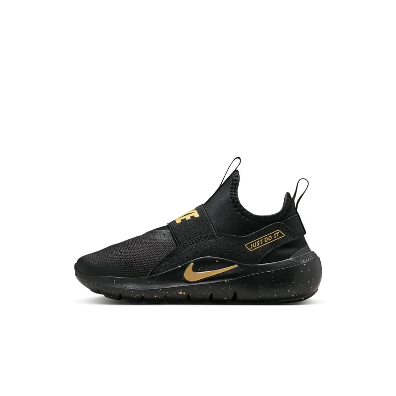 Nike Flex Runner 4 Black Metallic Gold “Black / Black / Metallic Gold” | IM6736-001