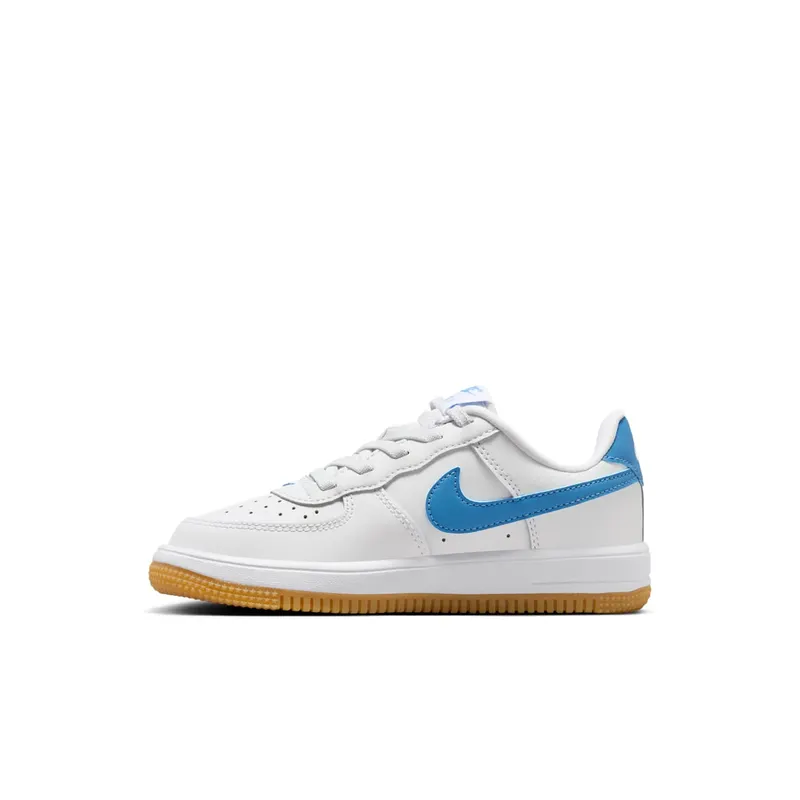 Nike Air Force 1 Low EasyOn White Gum Light Brown Blue Beyond | FN0237-115