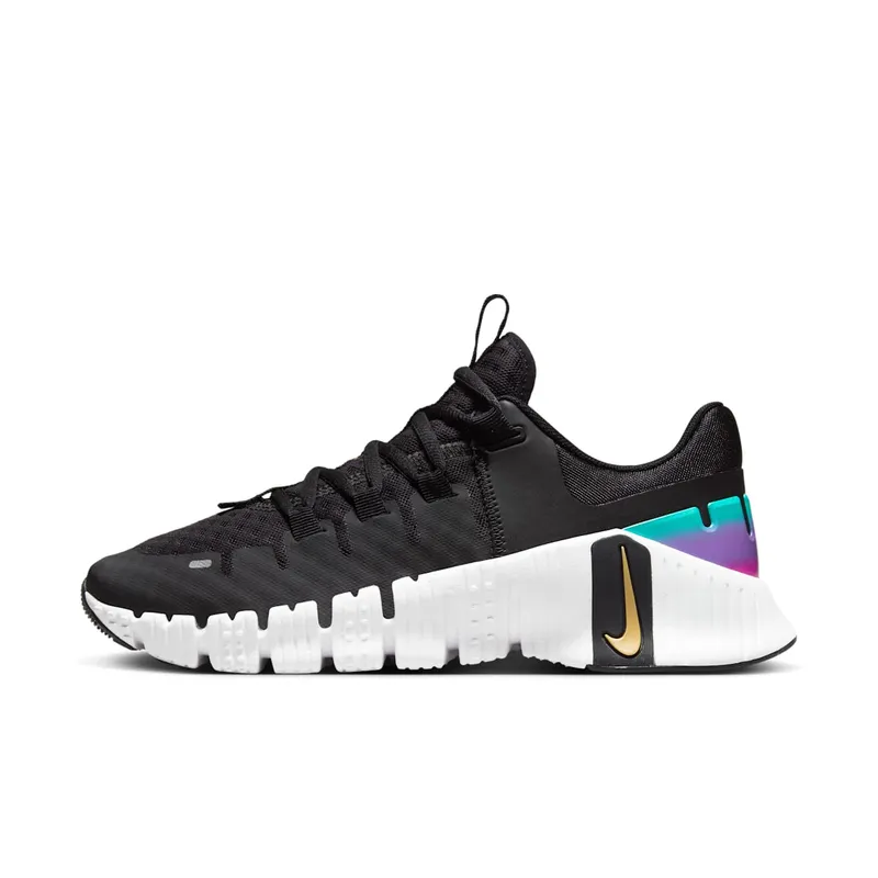 Nike Free Metcon 5 Black Fireberry Gold “Black / White / Fireberry” | FB7149-001
