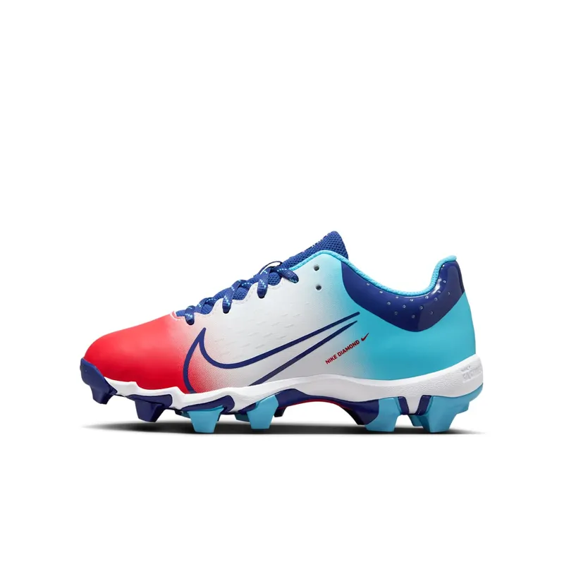 Nike Hyperdiamond 4 Keystone Light Crimson Baltic Blue White Deep Royal Blue | FZ8655-601