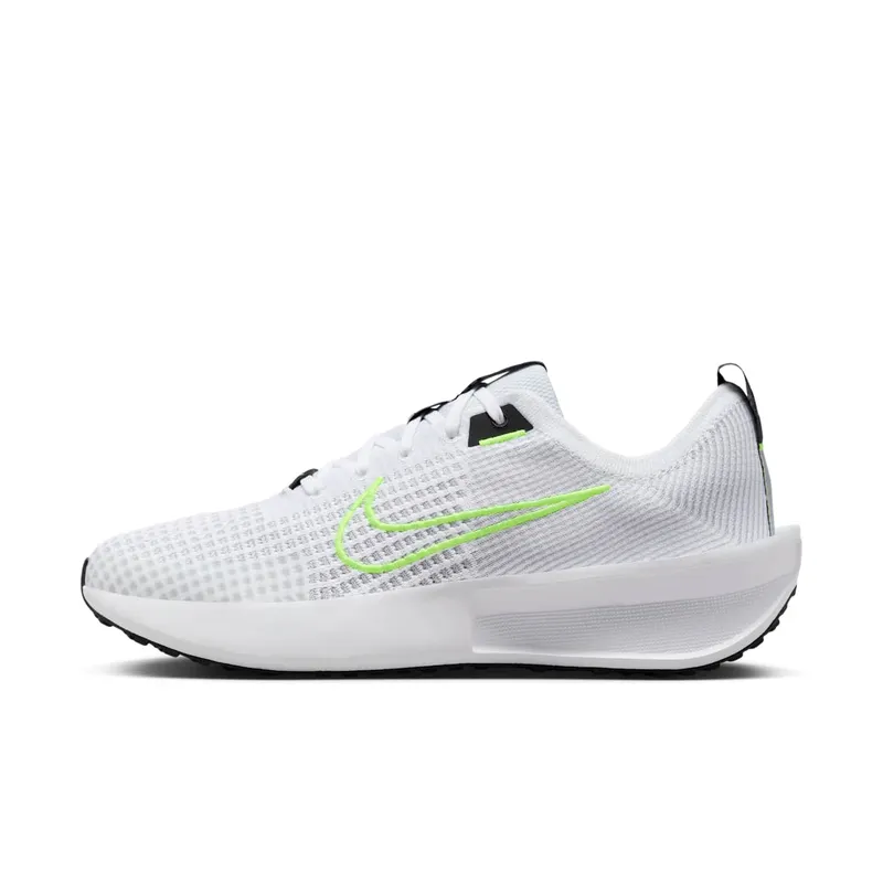 Nike Interact Run White Wolf Grey Black Volt | FD2291-100