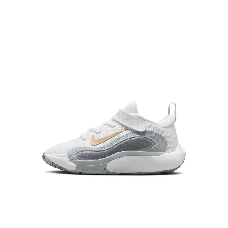 Nike IsoFly White Cool Grey Wolf Grey Metallic Gold Star | FQ7670-100