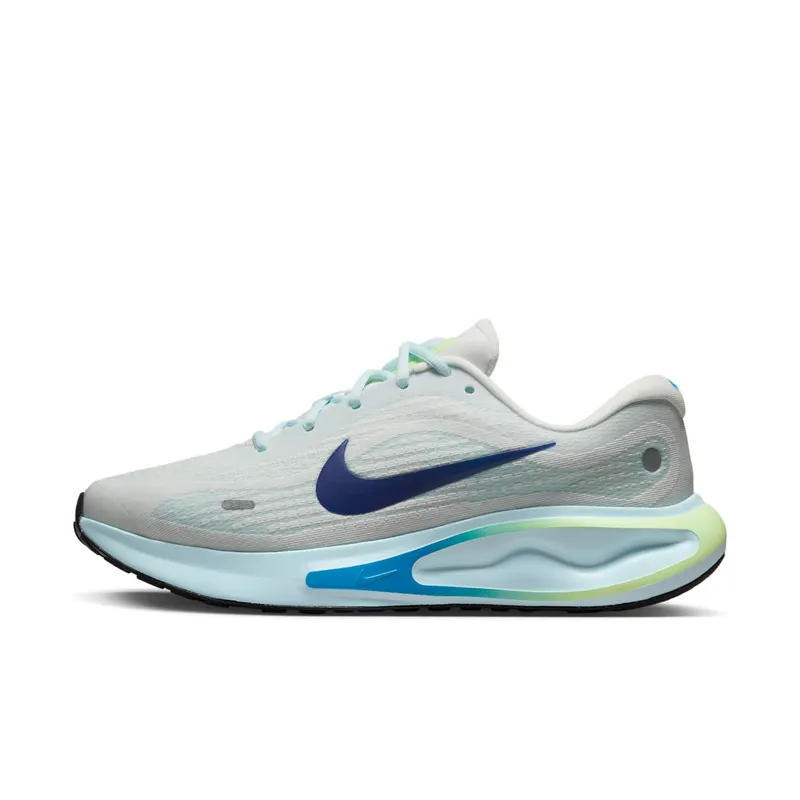 Nike Journey Run Summit White Glacier Blue Barely Volt Deep Royal Blue | FN0228-101
