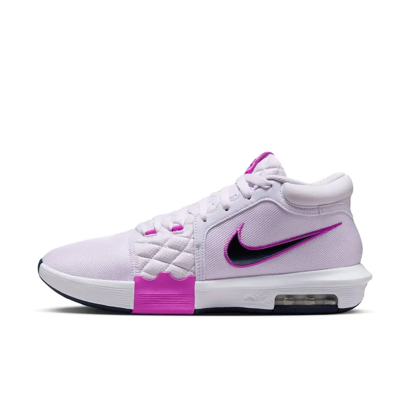 Nike LeBron Witness 8 Barely Grape Hyper Violet Light Bone Obsidian | HQ2139-500