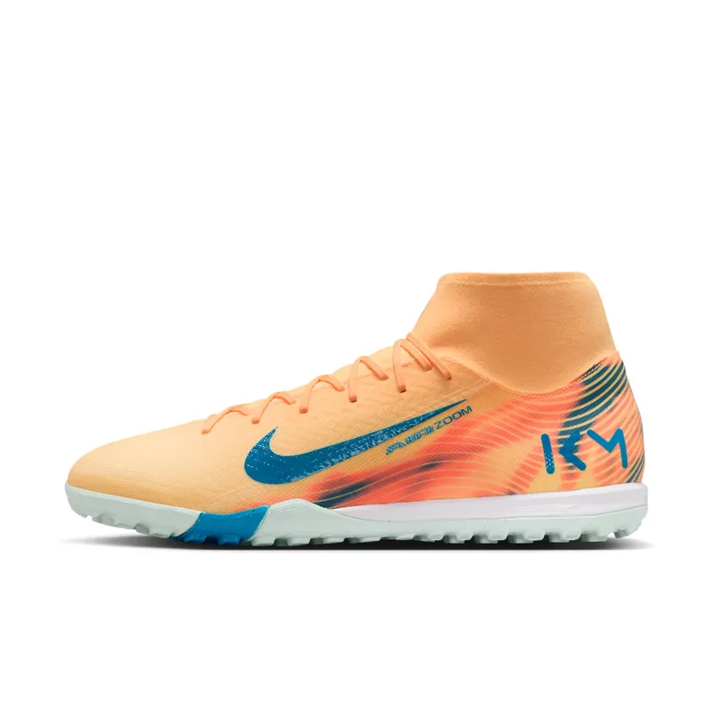 Nike Zoom Mercurial Superfly 10 Academy TF Kylian Mbappé Melon Tint “Melon Tint / Igloo / Neo Turquoise” | FQ8333-801