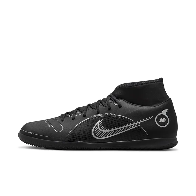 Nike Superfly 8 Club IC Black Metallic Silver | DJ2907-007