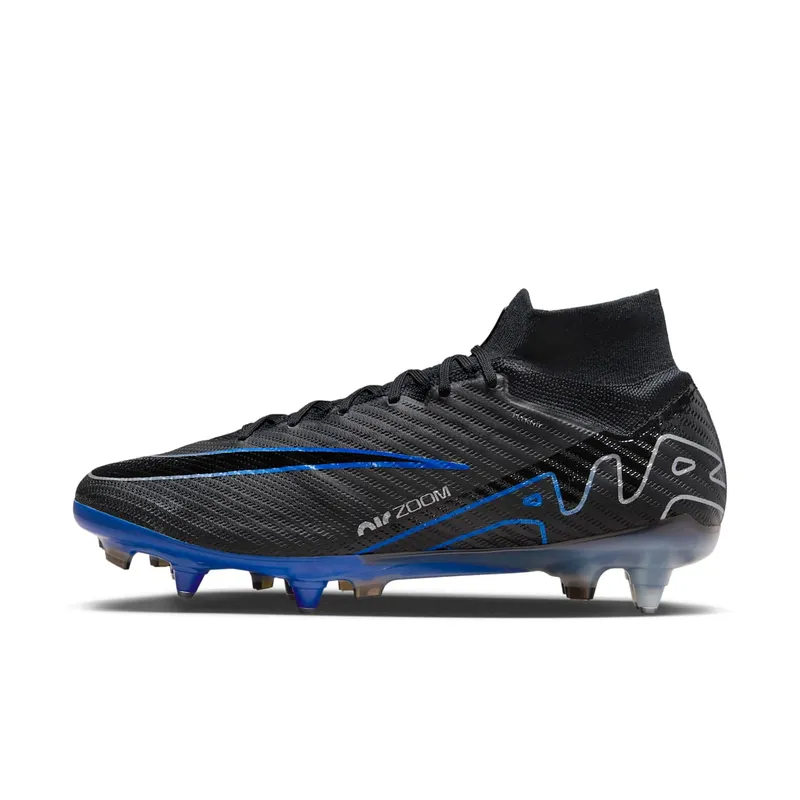 Nike Zoom Mercurial Superfly 9 Elite SG-Pro AC Shadow Pack “Black / Hyper Royal / Chrome” | DJ5166-040
