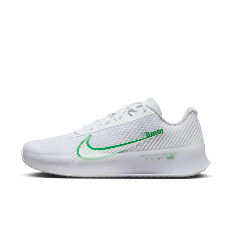Nike Court Air Zoom Vapor 11 HC White Kelly Green | DR6966-102
