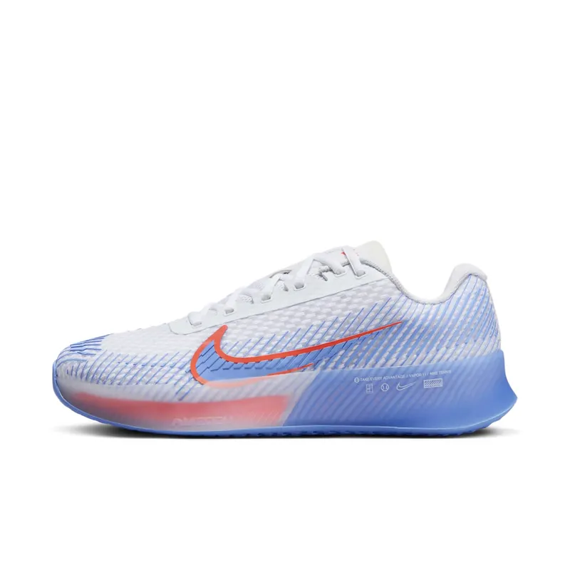 Nike Court Air Zoom Vapor 11 HC White Light Wild Mango Royal Pulse | DR6965-106