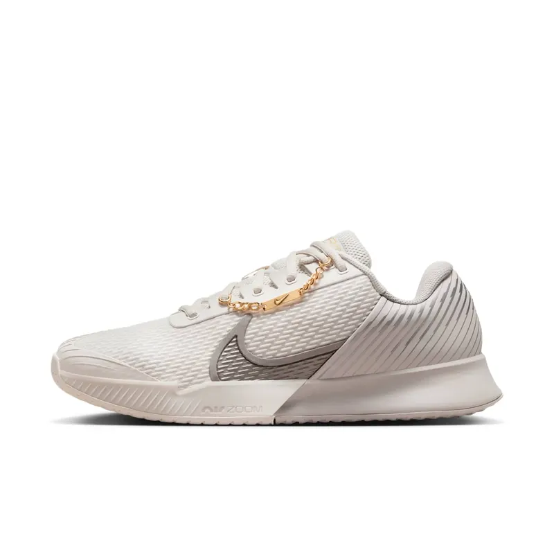 Nike Court Vapor Pro 2 HC Premium Phantom College Grey Metallic Gold Metallic Pewter | FZ1249-001