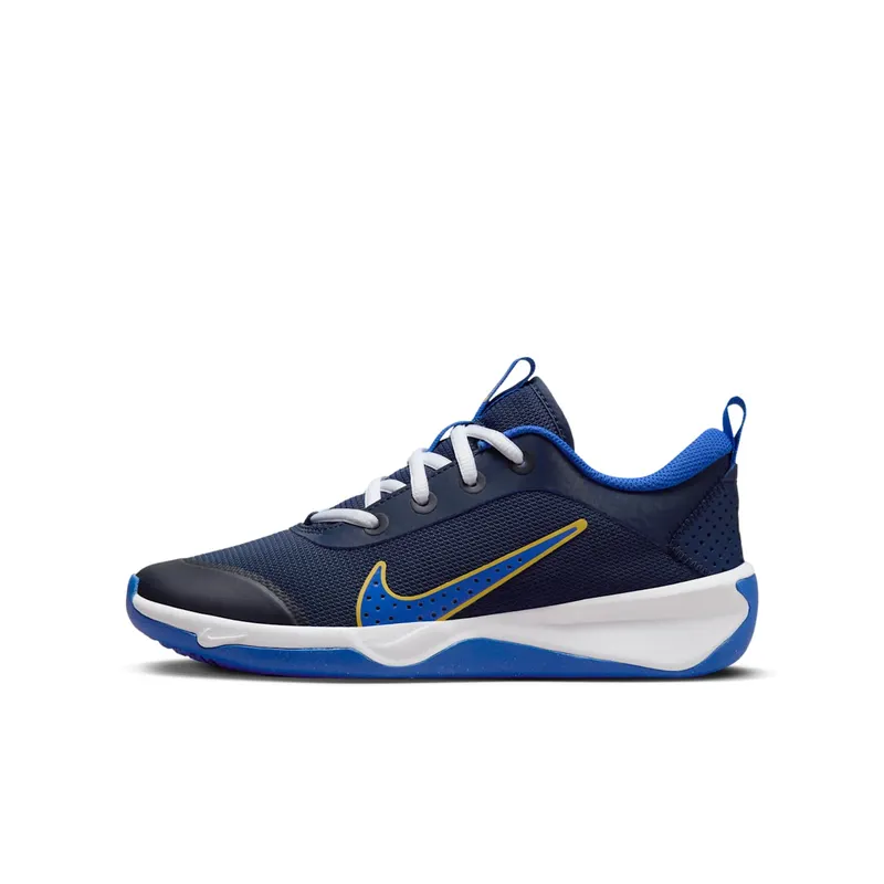 Nike Omni Multi-Court Midnight Navy Saturn Gold White Hyper Royal | DM9027-404