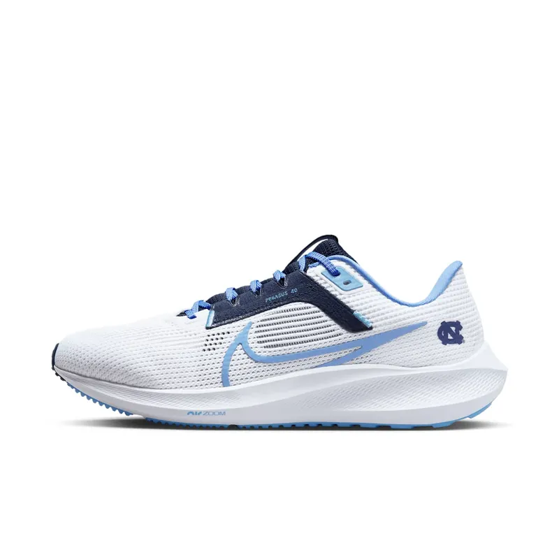 Nike Pegasus 40 UNC “White / College Navy / Valor Blue” | DZ5968-100