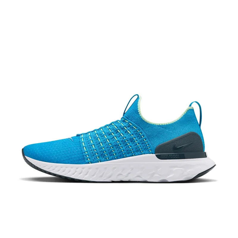 Nike React Phantom Run Flyknit 2 Blue Orbit Vapor Green Deep Ocean | CJ0277-402