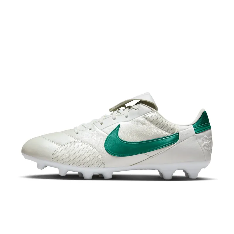 Nike Premier 3 FG White Mystic Green “Metallic Summit White / Mystic Green” | HM0265-102