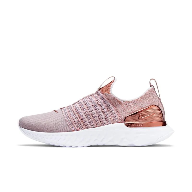 Nike React Phantom Run Flyknit 2 Premium Fossil Stone Metallic “Fossil Stone / Metallic Red Bronze” | CZ4830-200