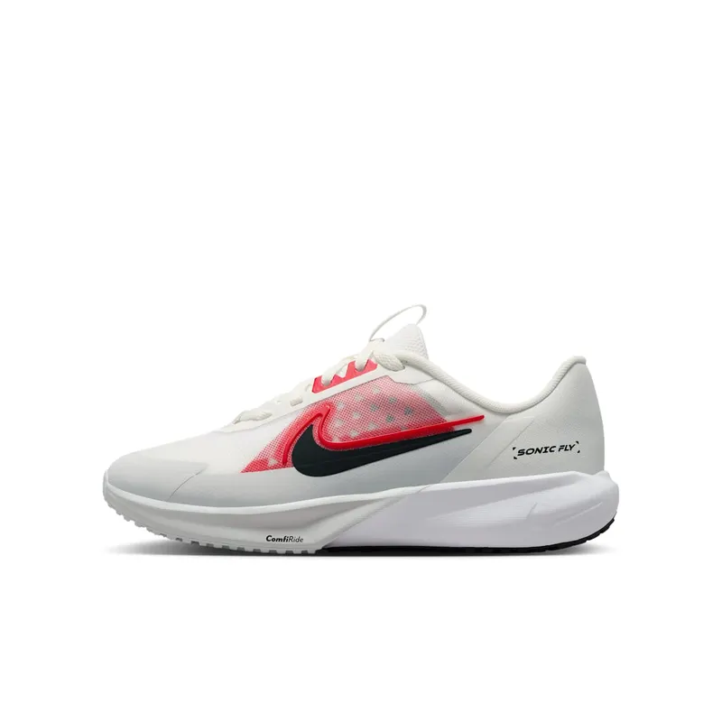 Nike Sonic Fly Summit White University Red Pure Platinum White | FZ0017-101