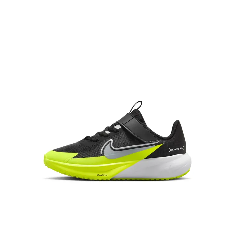 Nike Sonic Fly Black White Volt Wolf Grey | FZ0016-002
