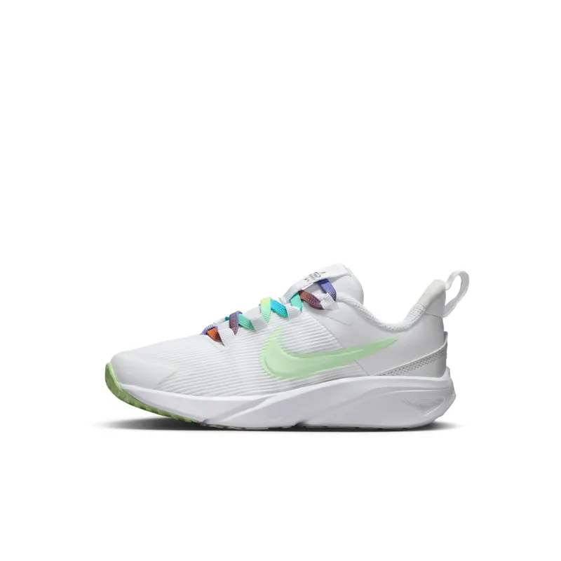 Nike Star Runner 4 Next Nature SE White Photon Dust Total Orange Vapor Green | FN4980-100