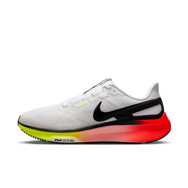 Nike Structure 25 White Bright Crimson Volt Black | HF4913-100