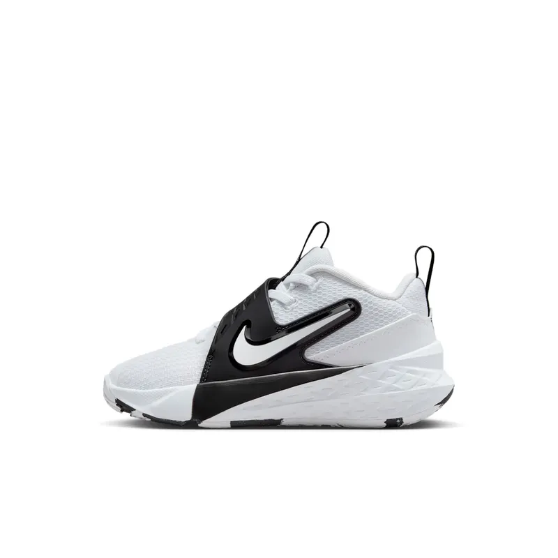 Nike Team Hustle D 12 White Black “White / Black / White” | HF6280-101