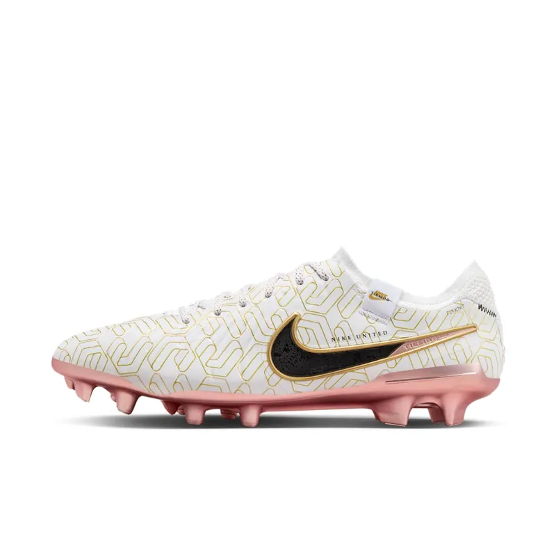 Nike Tiempo Legend 10 Elite FG United Golden Pack “White / Black / Gold Metallic” | HJ0706-100