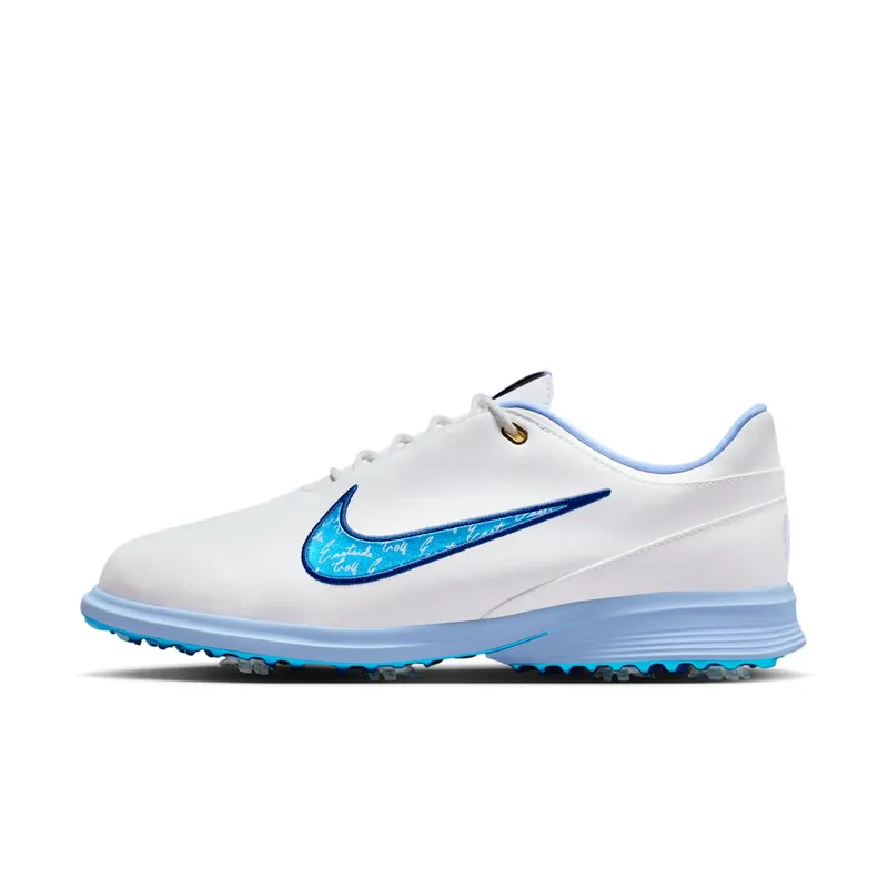Nike Victory Tour 4 Eastside Golf (Wide) “White / University Blue / Metallic Gold” | IO3805-100