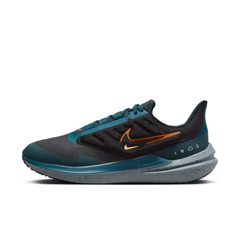 Nike Air Winflo 9 Shield Black Deep Jungle “Black / Geode Teal / Deep Jungle” | DM1106-002
